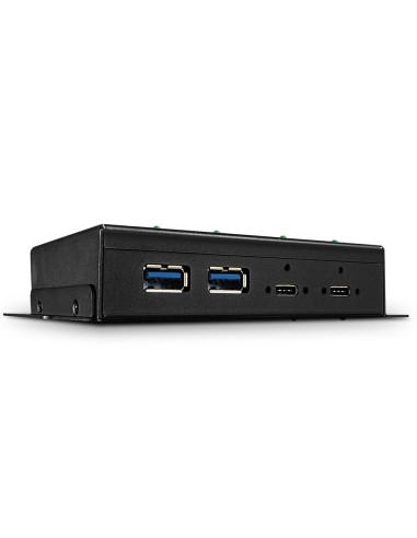 Lindy 43094 Huby I Koncentratory Usb 3.2 Gen 2 (3.1 Gen 2) Type-C 10000 Mbit/S Czarny
