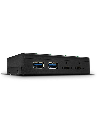 Lindy 43094 Huby I Koncentratory Usb 3.2 Gen 2 (3.1 Gen 2) Type-C 10000 Mbit/S Czarny