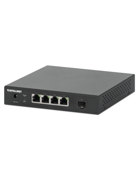 Intellinet 562058 Przełącznik Sieciowy Nie Zarządzany 2.5G Ethernet (100/1000/2500) Czarny