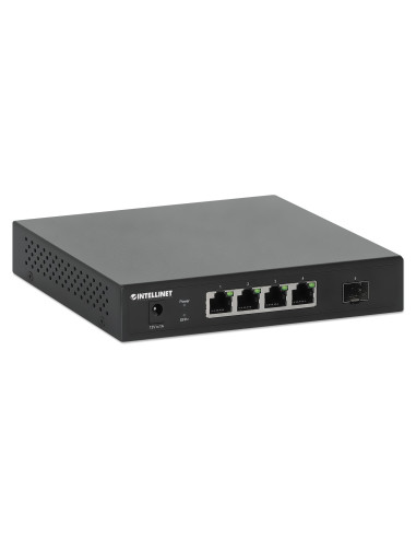 Intellinet 562058 Przełącznik Sieciowy Nie Zarządzany 2.5G Ethernet (100/1000/2500) Czarny