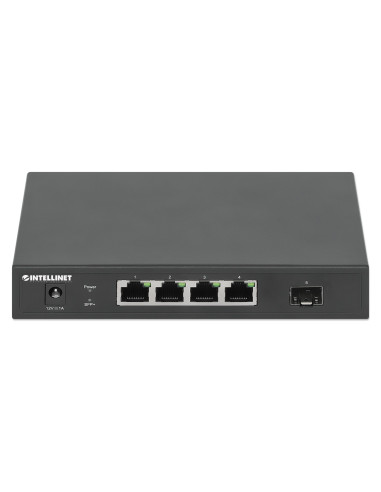 Intellinet 562058 Przełącznik Sieciowy Nie Zarządzany 2.5G Ethernet (100/1000/2500) Czarny
