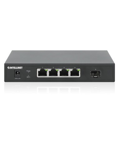 Intellinet 562058 Przełącznik Sieciowy Nie Zarządzany 2.5G Ethernet (100/1000/2500) Czarny