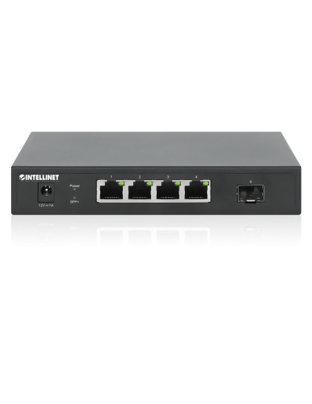 Intellinet 562058 Przełącznik Sieciowy Nie Zarządzany 2.5G Ethernet (100/1000/2500) Czarny