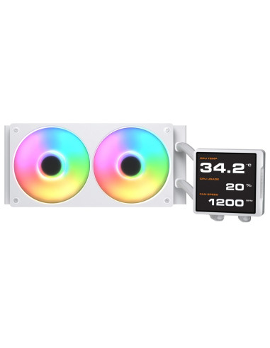 Cougar Cgr-Psdvprgb-W-240 Procesor Chłodnica Cieczy All-In-One 12 Cm Biały