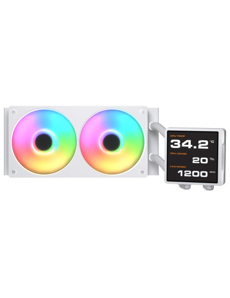 Cougar Cgr-Psdvprgb-W-240 Procesor Chłodnica Cieczy All-In-One 12 Cm Biały