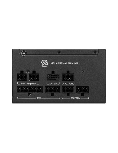 Msi Mag A650Gls Pcie5 Moduł Zasilaczy 650 W 24-Pin Atx Atx Czarny
