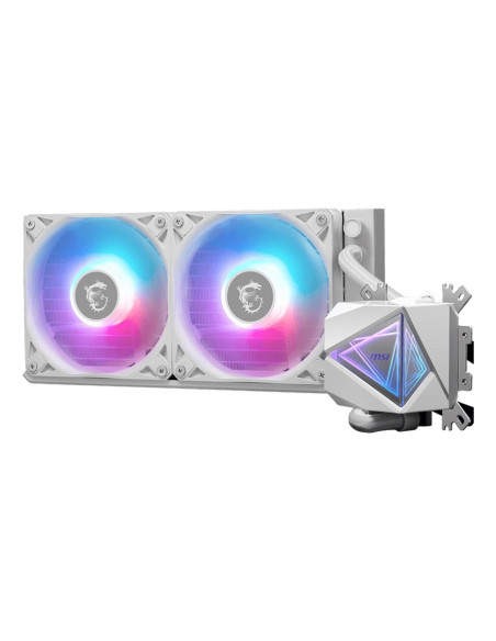 Msi Mag Coreliquid I240 Procesor Zestaw Do Chłodzenia Płynami 12 Cm Biały 1 Szt.