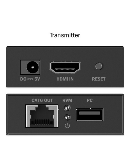 Digitus Zestaw Przedłużacza Kvm Hdmi, 4K/30Hz