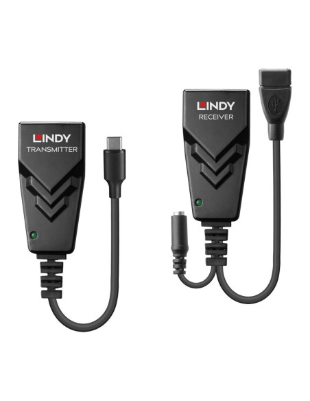 Lindy 43390 Przedłużacz Sieciowy Nadajnik I Odbiornik Sieci Czarny