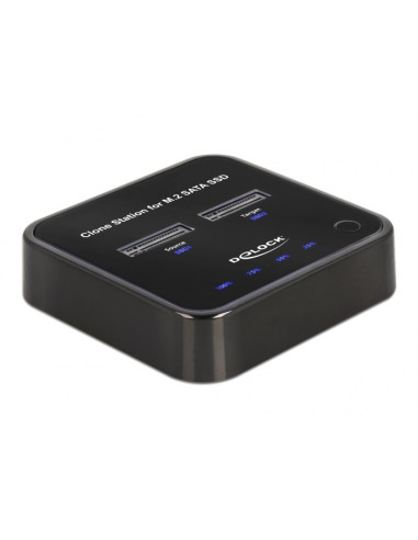 Delock Stacja Dokująca M.2 Dla 2 X M.2 Sata Ssd Z Funkcją Klonowania