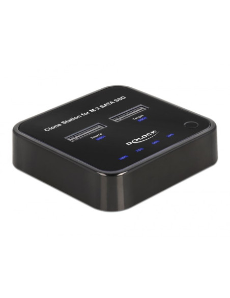 Delock Stacja Dokująca M.2 Dla 2 X M.2 Sata Ssd Z Funkcją Klonowania