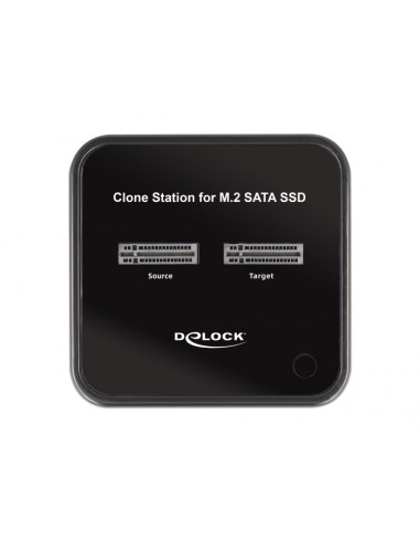 Delock Stacja Dokująca M.2 Dla 2 X M.2 Sata Ssd Z Funkcją Klonowania
