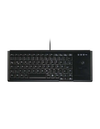 Contour Design Active Key Ak-4400-Tu Klawiatura Przemysłowy Usb Qwertz Niemiecki Czarny