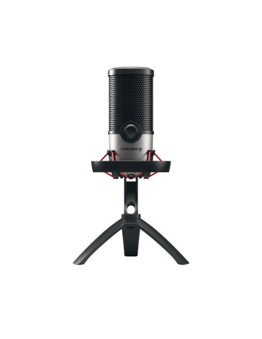Cherry Um 6.0 Advanced Czarny, Srebrny Mikrofon Stołowy