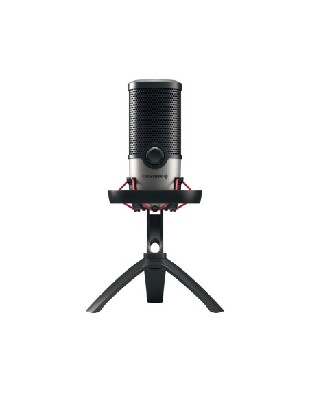 Cherry Um 6.0 Advanced Czarny, Srebrny Mikrofon Stołowy
