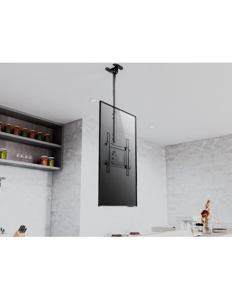 Equip 650321 Uchwyt Do Tablic Informacyjnych 177,8 Cm (70") Czarny
