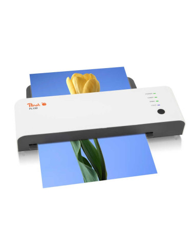 Peach Pl120 Laminator Laminator Na Gorąco 600 Mm/Min Biały