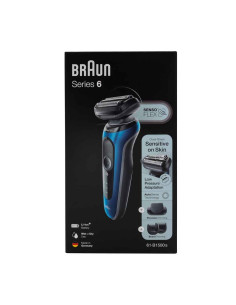Braun Series 6 61-B1500S Golarka Foliowa Przycinarka Niebieski 2