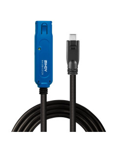 Lindy 43381 Kabel Usb Usb 3.2 Gen 1 (3.1 Gen 1) 8 M Usb C Usb A Czarny, Niebieski