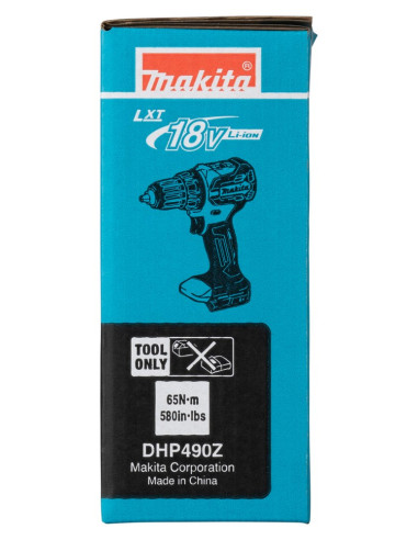 Makita Dhp490Z Wkrętak Zasilany/Zakrętark Udarowy 1900 Rpm Niebieski, Czarny