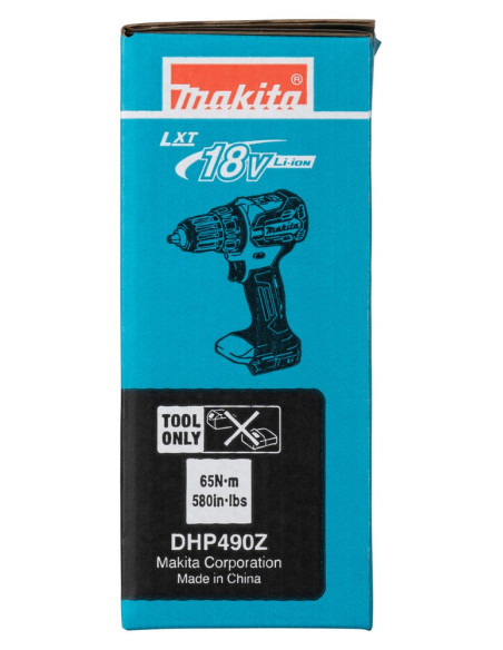 Makita Dhp490Z Wkrętak Zasilany/Zakrętark Udarowy 1900 Rpm Niebieski, Czarny