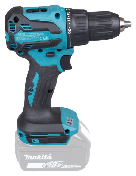 Makita Dhp490Z Wkrętak Zasilany/Zakrętark Udarowy 1900 Rpm Niebieski, Czarny