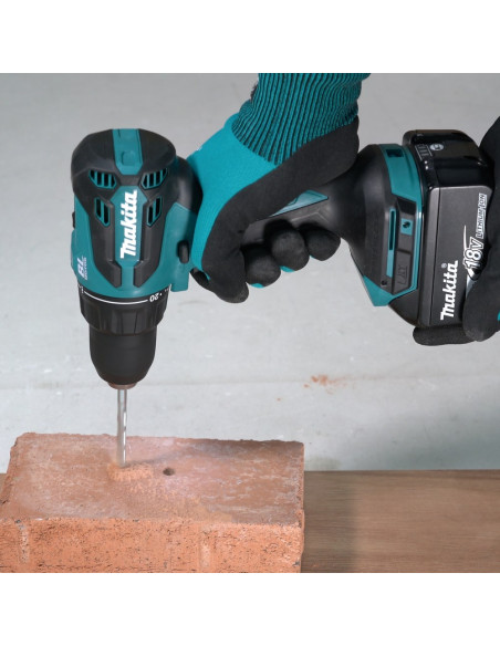 Makita Dhp490Z Wkrętak Zasilany/Zakrętark Udarowy 1900 Rpm Niebieski, Czarny