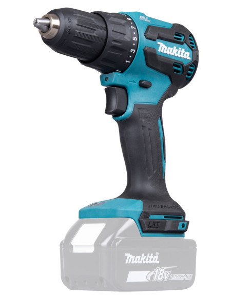 Makita Dhp490Z Wkrętak Zasilany/Zakrętark Udarowy 1900 Rpm Niebieski, Czarny