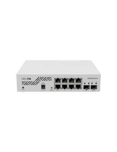 Mikrotik Css610-8G-2S+In Łącza Sieciowe Gigabit Ethernet (10/100/1000) Obsługa Poe Biały
