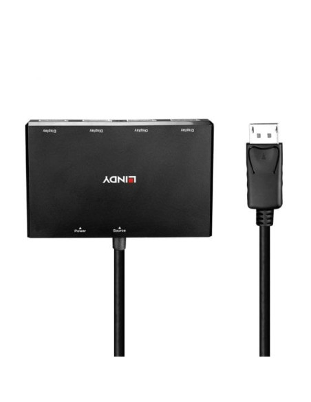 Lindy 38431 Huby I Koncentratory Displayport Czarny