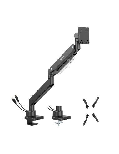 Manhattan 462594 Uchwyt / Stojak Do Monitorów 144,8 Cm (57") Biurko Czarny