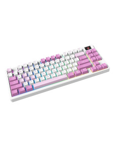 Msi Forge Gk600 Tkl Wireless Violet Klawiatura Gaming Usb + Bluetooth Qwerty Hiszpański Różowy, Fioletowy, Biały 2