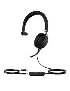 Yealink Uh38 Mono Teams Zestaw Słuchawkowy Przewodowy I Bezprzewodowy Opaska Na Głowę Biuro/Centrum Telefoniczne Bluetooth Czarn