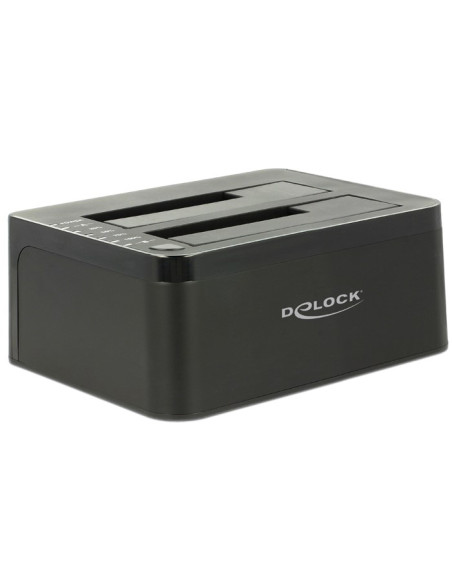 Delock 62661 Stacja Dokująca Do Dysków Twardych Usb 3.2 Gen 1 (3.1 Gen 1) Type-B Czarny