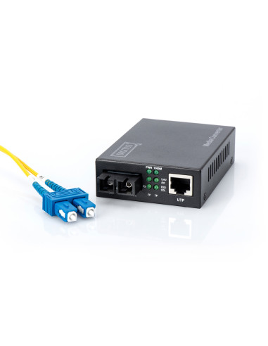 Digitus Gigabitowy Konwerter Mediów, Rj45 / Sc