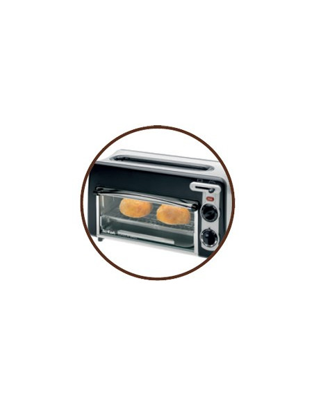 Tefal Tl6008 2 Kaw. 1300 W Aluminium, Czarny