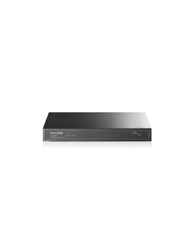 Tp-Link Omada Sg2008 Łącza Sieciowe Zarządzany L2/L2+ Gigabit Ethernet (10/100/1000) Czarny