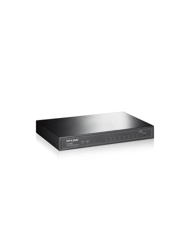 Tp-Link Omada Sg2008 Łącza Sieciowe Zarządzany L2/L2+ Gigabit Ethernet (10/100/1000) Czarny