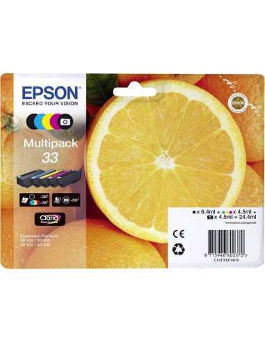 Epson Oranges Multipack 5-Colours 33 Claria Premium Ink