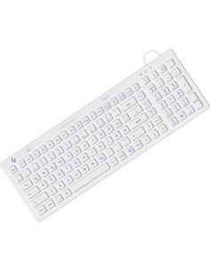 Keysonic Ksk-6031Inel-Wh (De) Klawiatura Przemysłowy Usb Qwertz Niemiecki Biały
