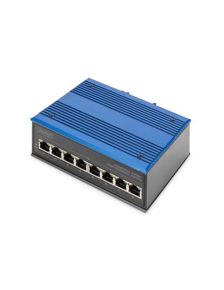 Assmann Electronic Dn-650106 Przełącznik Sieciowy Fast Ethernet (10/100) Czarny, Niebieski