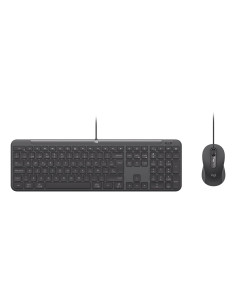 Logitech 920-013343 Klawiatura Dołączona Myszka Dom/Biuro Usb Qwertz Niemiecki Grafitowy
