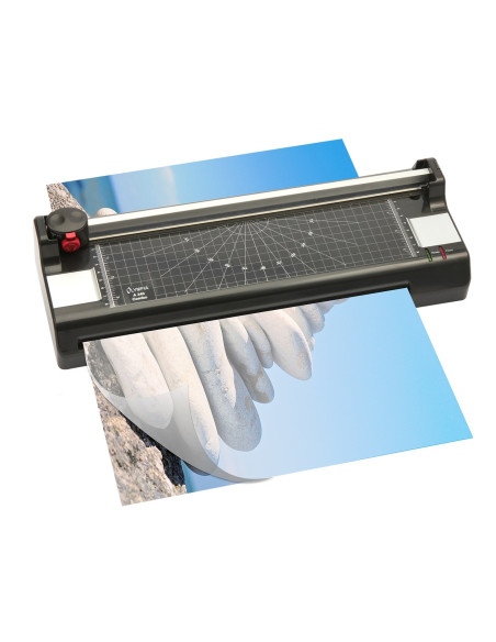 Olympia A 340 Combo Laminator Na Zimno/Gorąco 250 Mm/Min Czarny