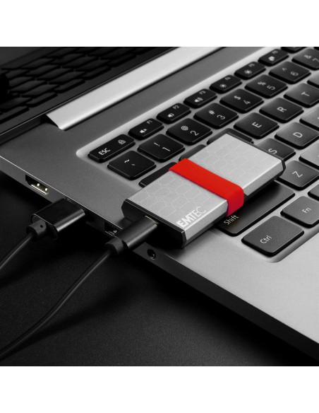 Emtec X205 Mini 256 Gb Usb Type-C Usb 3.2 Gen 2X2 Srebrny