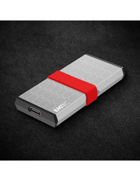 Emtec X205 Mini 256 Gb Usb Type-C Usb 3.2 Gen 2X2 Srebrny