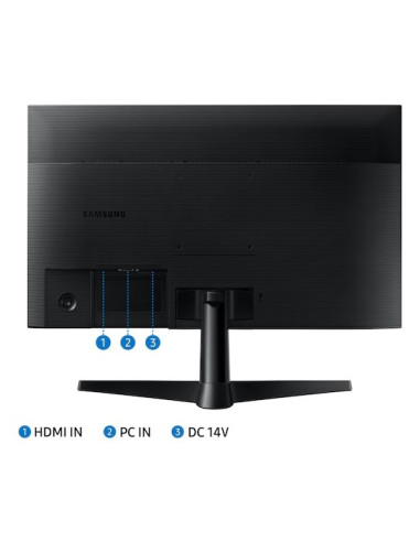 Samsung Ls24F330Eauxen Monitor Komputerowy 61 Cm (24") 1920 X 1080 Px Full Hd Lcd Czarny