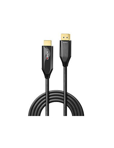 Lindy 40932 Adapter Kablowy 3 M Displayport Hdmi Czarny
