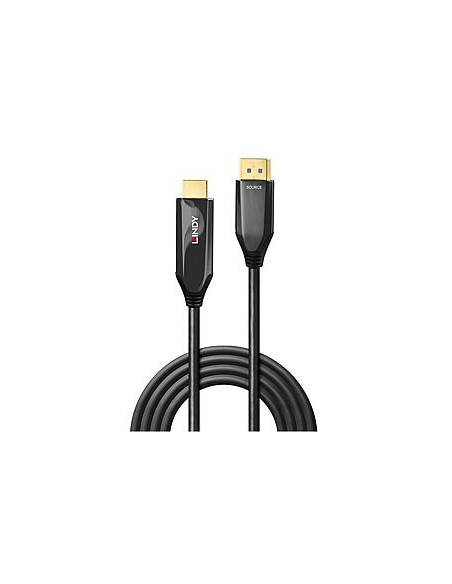 Lindy 40932 Adapter Kablowy 3 M Displayport Hdmi Czarny