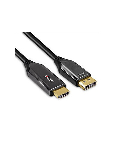 Lindy 40932 Adapter Kablowy 3 M Displayport Hdmi Czarny