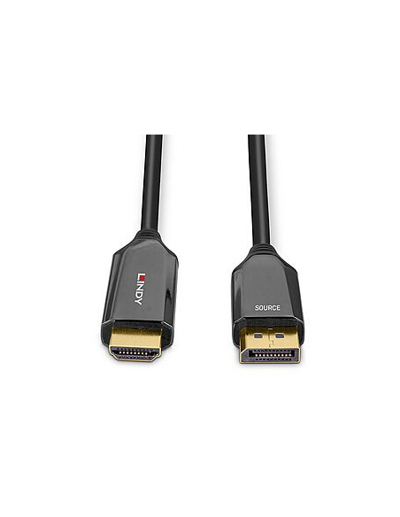 Lindy 40932 Adapter Kablowy 3 M Displayport Hdmi Czarny